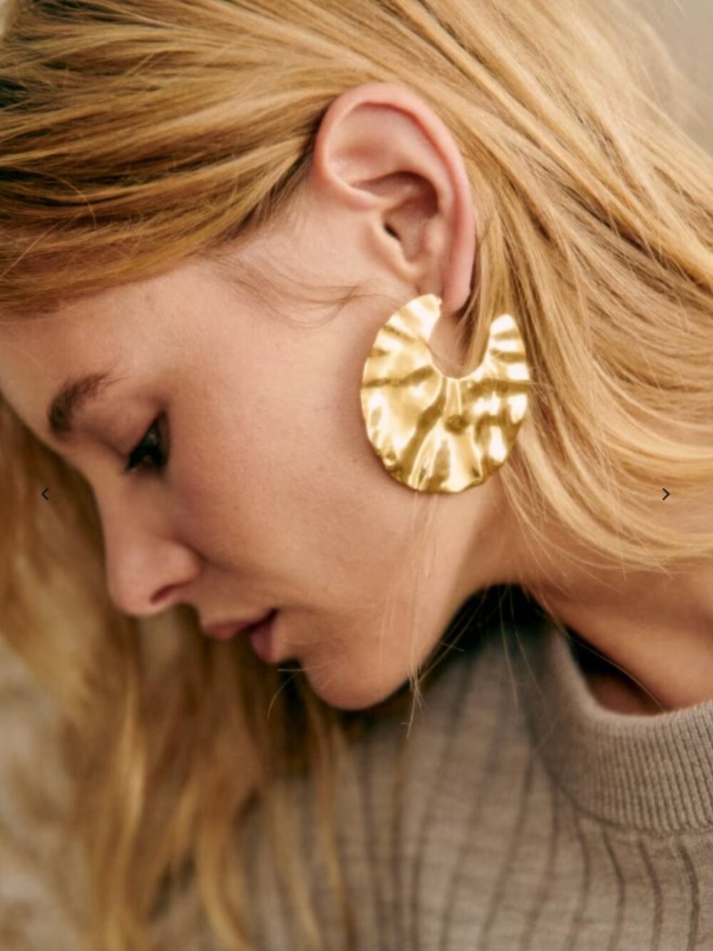 Sezane Gabin Earrings Gold